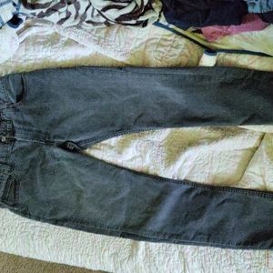 Men's Black Slim straight Jeans
